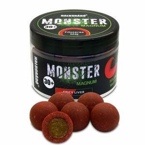 Boilies Haldorado Monster Magnum 30+, 25mm, 80g/borcan (Aroma: Ficat Condimentat) imagine
