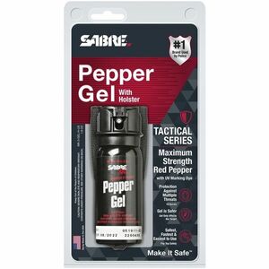 Spray autoaparare Sabre piper gel, 50g plus suport imagine