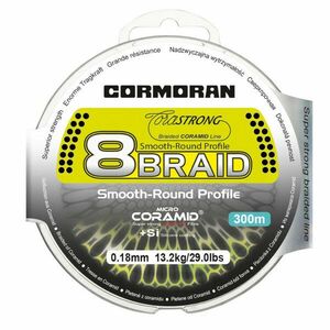 Fir Textil Cormoran CoraStrong 8Braid, Green, 300m (Diametru fir: 0.30 mm) imagine
