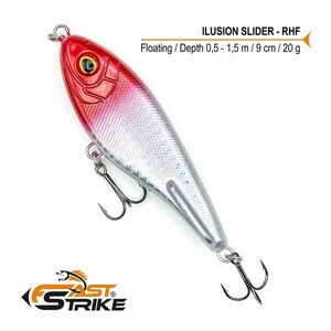 Vobler Fast Strike Ilusion Slider Floating, Culoare RHF, 9cm, 20g imagine