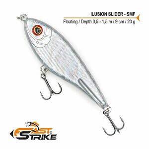 Vobler Fast Strike Ilusion Slider Floating, Culoare SMF, 9cm, 20g imagine