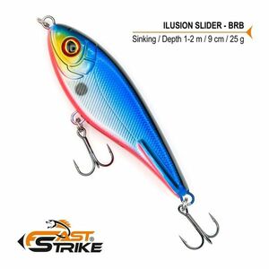 Vobler Fast Strike Ilusion Slider Sinking, Culoare BRB, 9cm, 25g imagine