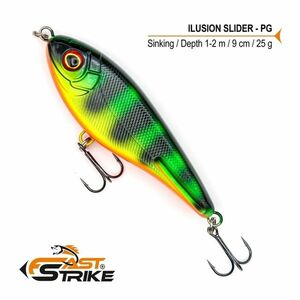 Vobler Fast Strike Ilusion Slider Sinking, Culoare PG, 9cm, 25g imagine
