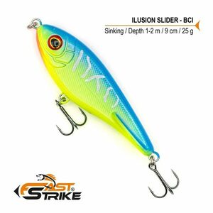 Vobler Fast Strike Ilusion Slider Sinking, Culoare BCI, 9cm, 25g imagine