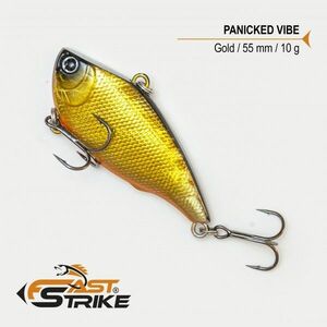 Vobler Fast Strike Panicked Vibe, Gold, 5.5cm, 10g imagine
