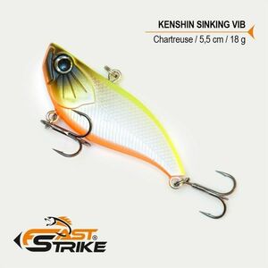 Vobler Fast Strike Kenshin Sinking Vib, Chatreuse 001, 5.5cm, 18g imagine