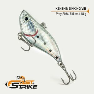Vobler Fast Strike Kenshin Sinking Vib, Pray Fish 007, 5.5cm, 18g imagine