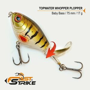 Vobler Fast Strike Top Water, Baby Bass 001, 7.5cm, 17g imagine