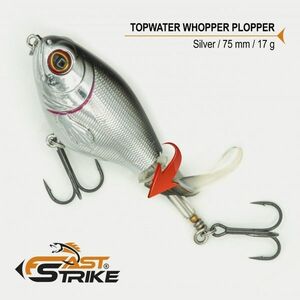 Vobler Fast Strike Top Water, Silver 006, 7.5cm, 17g imagine