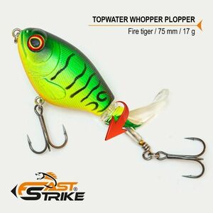 Vobler Fast Strike Top Water, Fire Tiger 011, 7.5cm, 17g imagine