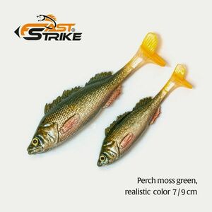 Shad Fast Strike Perch Shad 9cm/8.5g, culoare PMG imagine