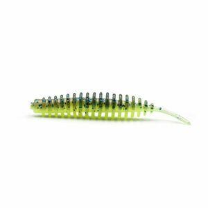 Worm Fast Strike Flexy Worm 5cm, 10buc/plic, Chartreuse Blue Back imagine