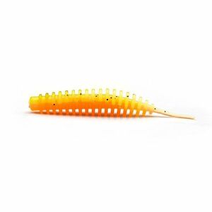 Worm Fast Strike Flexy Worm 5cm, 10buc/plic, Orange Lemon imagine