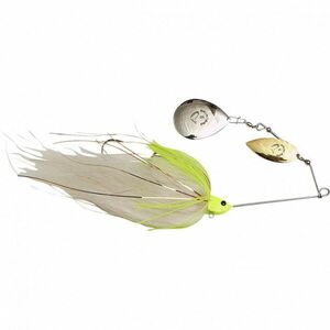 Spinnerbait Savage Gear Da Mega Bush White Silver, 55g, White Chartreuse imagine