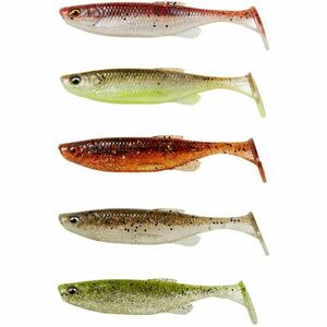 Set 5 shaduri Savage Gear Fat Minnow, Clear Water Mix, 10.5cm, 11g imagine