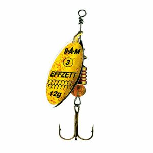 Lingurita Rotativa Dam Effzett Predator Nr.0, 3g, Reflex Yellow imagine