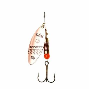 Lingurita Rotativa Dam Effzett Predator Nr.0, 3g, Cupru imagine