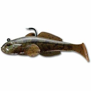 Shad Livetarget Goby Swimbait, culoare Brown-Pumpkin, 9cm, 21g, 3 Buc/Plic imagine