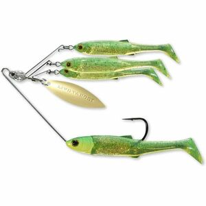 Spinnerbait Livetarget Rig, Medium, culoare Lime Chart-Gold, 11g imagine