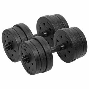 Set gantere Rebel Active RBA-2328-10, 2 x 10 kg (Negru) imagine