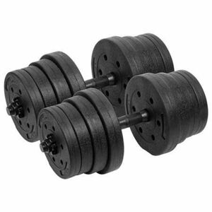 Set gantere Rebel Active RBA-2328-15, 2 x 15 kg (Negru) imagine
