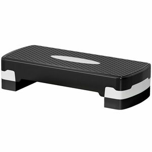 HOMCOM stepper pentru fitness si aerobic, 68x29cm, negru | Aosom Romania imagine