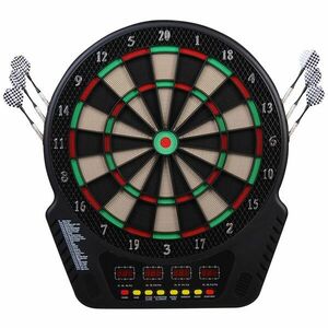 HOMCOM Set complet de darts electronic cu 6 săgeți și 27 jocuri - distracție garantată! | Aosom Romania imagine