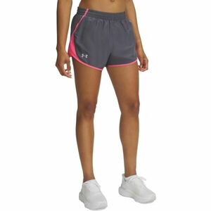 Under Armour FLY BY 3'' Pantaloni scurți femei, gri închis, mărime M imagine