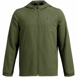 Under Armour RIVAL WOVEN JACKET Geacă pentru băieți, verde închis, mărime M imagine