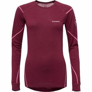 Klimatex WAAL MERINO Tricou merino femei, vișiniu, mărime imagine