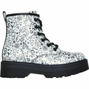 Skechers GRAVLEN HI - DOODLE DOWN Încălțăminte de iarnă pentru fete, alb, mărime imagine