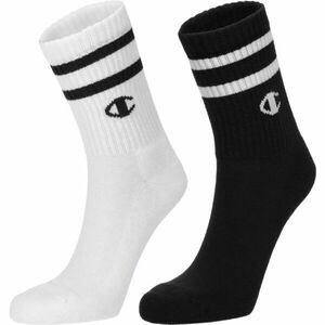 Champion 2PK SHORT CREW Șosete unisex, negru, mărime 39-42 imagine