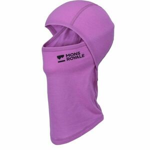 MONS ROYALE SANTA ROSA MERINO BALACLAVA Cagulă funcțională damă, mov, mărime imagine