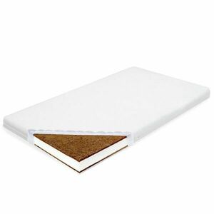NEW BABY STANDARD KOKOS-MOLITAN 140 x 70 x 8 CM Saltea pentru copii, alb, mărime imagine