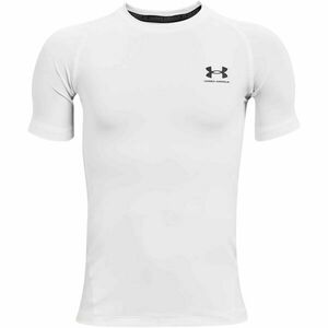 Under Armour HG ARMOUR Tricou de băieți, alb, mărime XS imagine