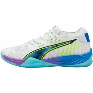 Puma ELIMINATE NITRO SQD 4 Încălțăminte de handbal pentru bărbați, alb, mărime 46 imagine