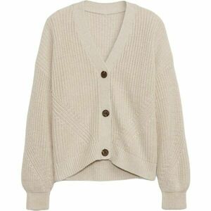 GAP V-BTTN FRONT Pulover fete, bej, mărime imagine