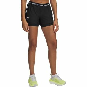 Under Armour TECH PLAY UP 2IN1 Pantaloni scurți sport damă, negru, mărime L imagine