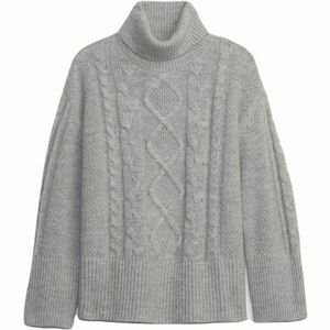 GAP SPLIT Pulover femei, gri, mărime imagine