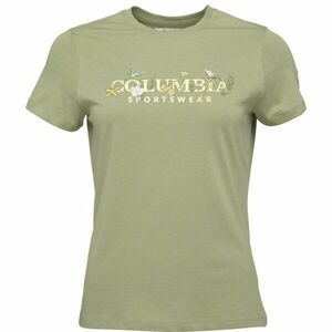 Columbia RUBY SPRINGS GRAPHIC FITTED SS Tricou de damă, verde deschis, mărime imagine