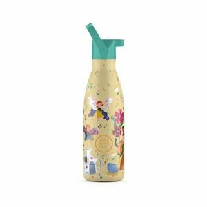 COOL BOTTLES KIDS MAGICAL FAIRIES 3D 350 ML Termos pentru copii, auriu, mărime 350 ML imagine