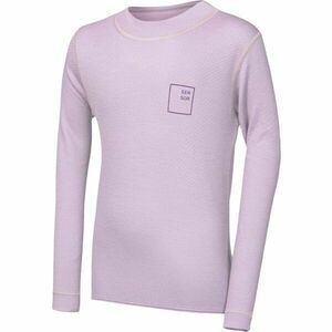 Sensor MERINO DF LOGO UP Tricou funcțional copii, mov, mărime imagine