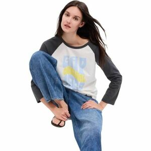 GAP LOGO CAPSULE Tricou de damă, gri închis, mărime imagine