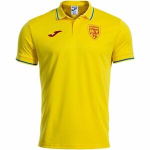 Joma FED. FUTBOL RUMANÍA REPLICA SHORT SLEEVE POLO Tricou polo pentru bărbați, galben, mărime imagine