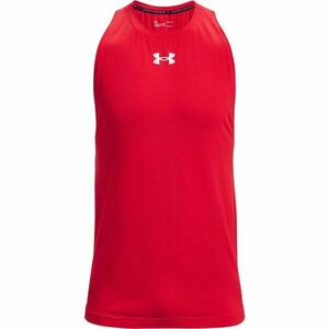 Under Armour BASELINE Maiou de baschet pentru bărbați, roșu, mărime M imagine