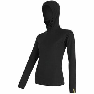 Sensor MERINO DF W Tricou funcțional pentru femei, negru, mărime imagine