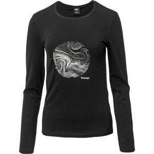 Hi-Tec AKUJA LS Tricou de bumbac damă, negru, mărime imagine