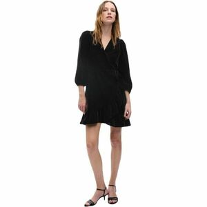 GAP LS VELVET WRAP MINI Rochie pentru femei, negru, mărime imagine