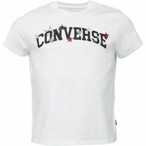 Converse CVRS STAR RETRO TEE Tricou pentru bărbați, alb, mărime imagine