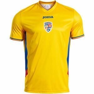 Joma FED. FUTBOL RUMANÍA REPLICA OPT H SHORT SLEEVE T-SHIRT Tricou fotbal bărbați, galben, mărime XXL imagine